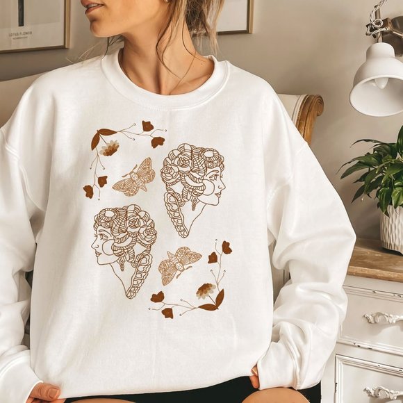 Sweaters - Dark Cottagecore Sweatshirt